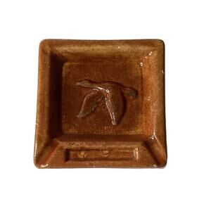 Ceramic Duck Goose Bird Ashtray 2 Cigarette Holders Match Holder Pottery
